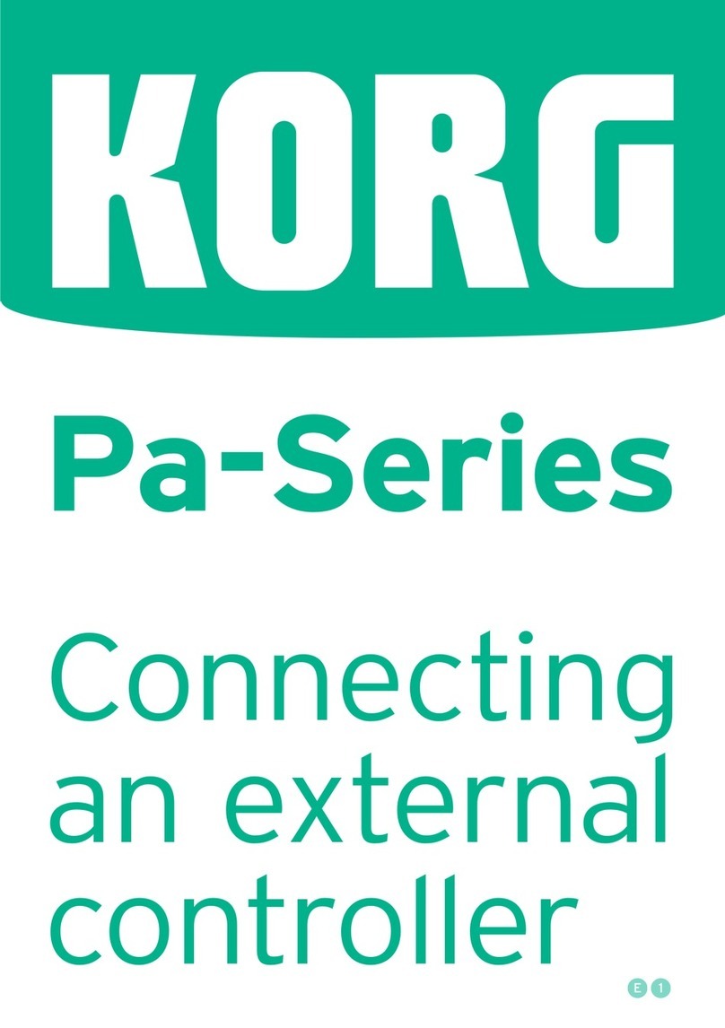Korg PA Series manual