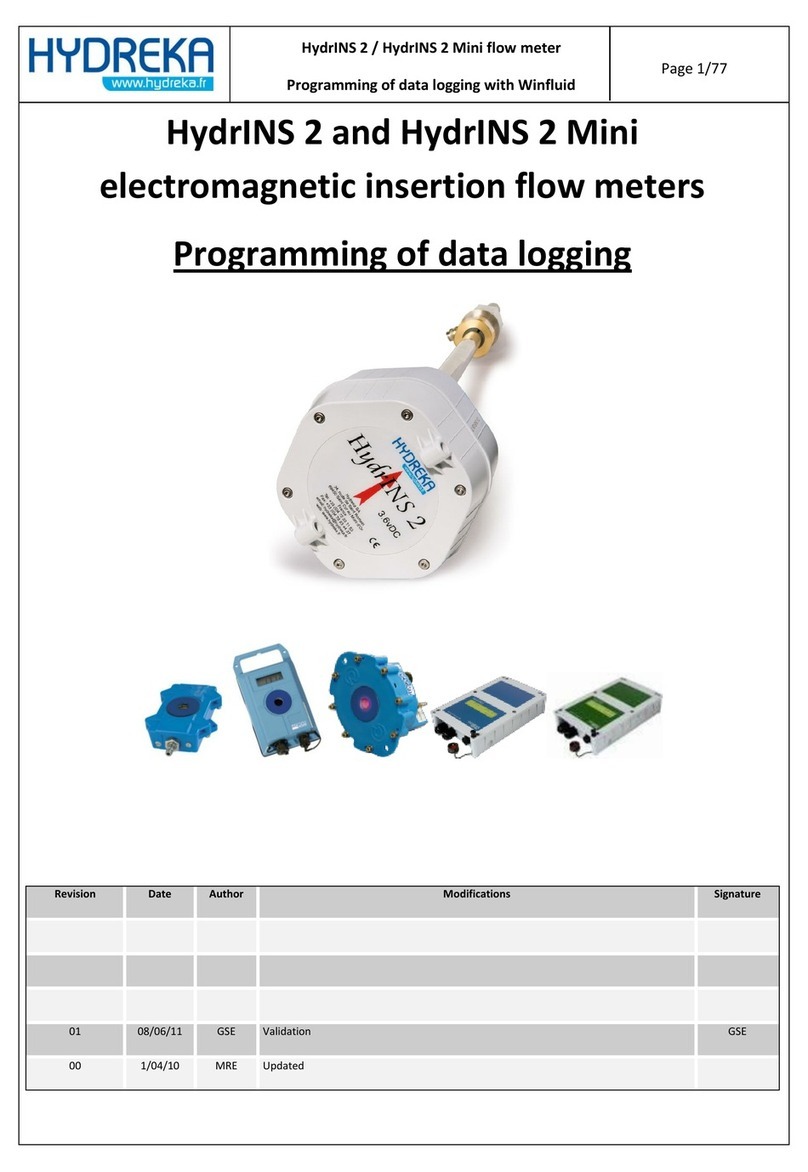Hydreka HydrINS 2 Mini Programming manual
