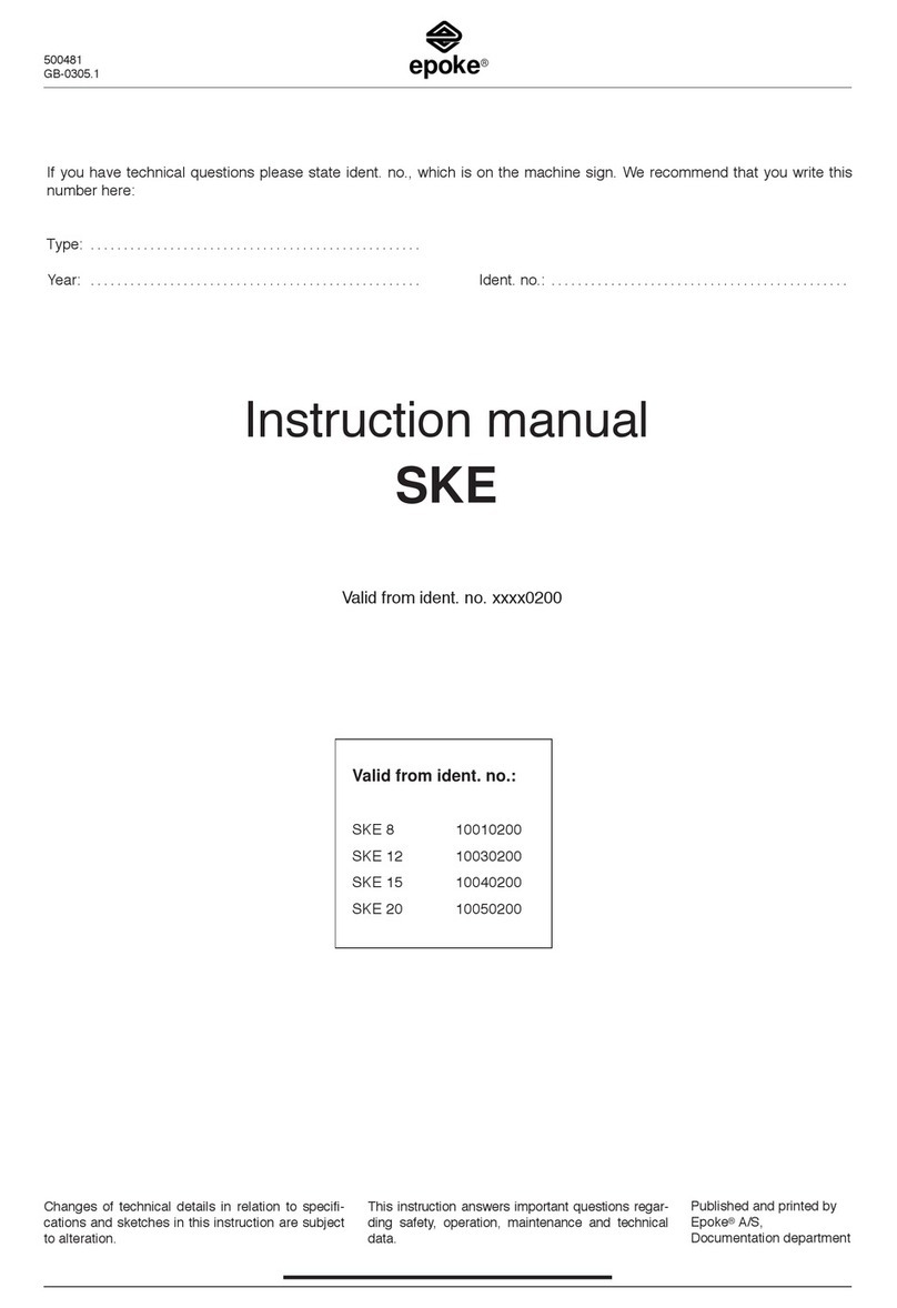 Epoke SKE8 User manual