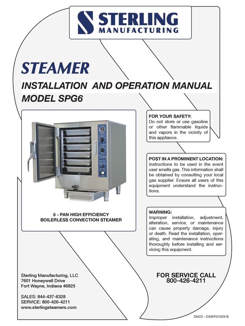 Sterling SPG6 Installation and operation manual