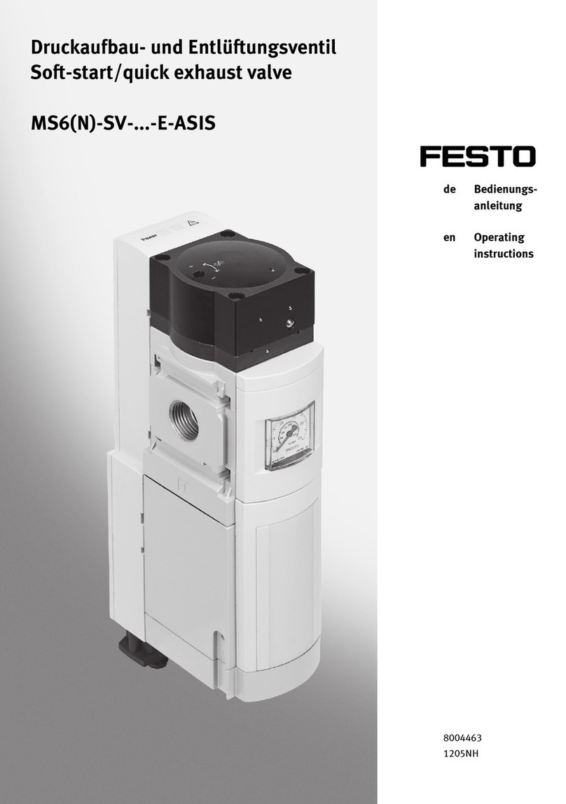 Festo MS6N-SV-***-E-ASIS Series User manual
