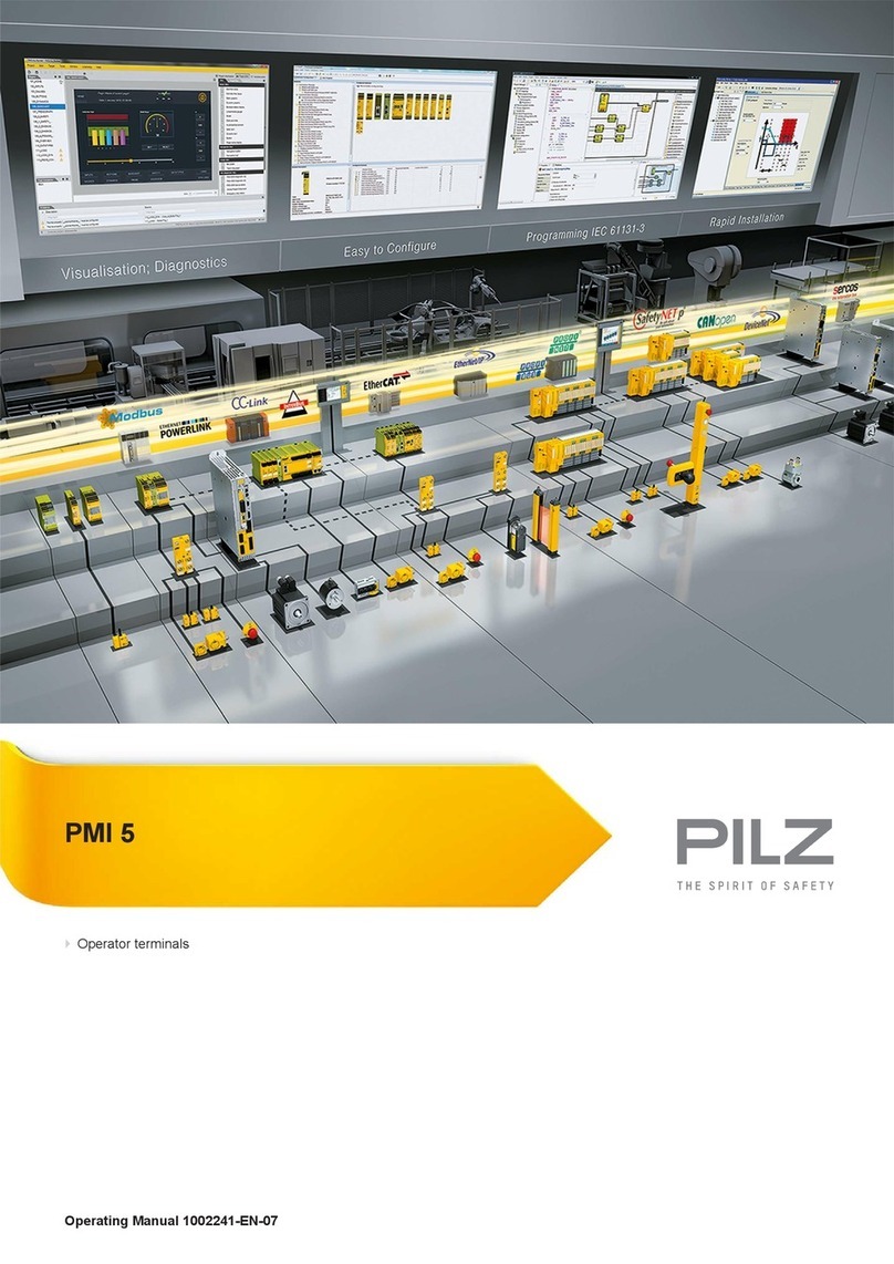 Pilz PMI 5 Series User manual