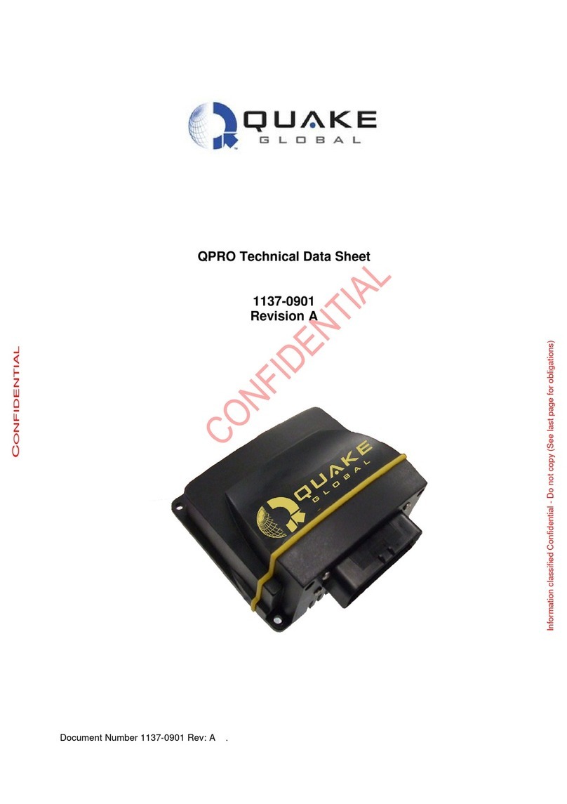 Quake Global QPRO Technical data sheet