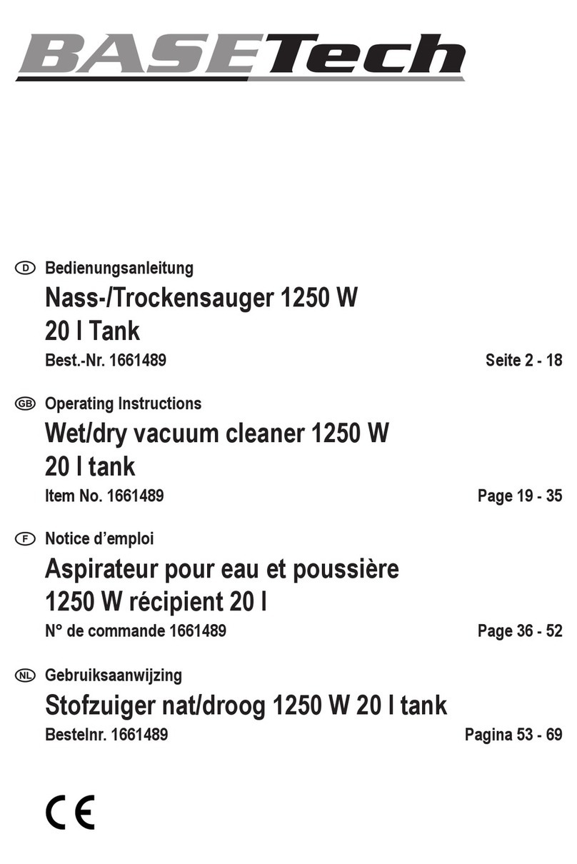 BASETech BT-VC 1250 operating instructions