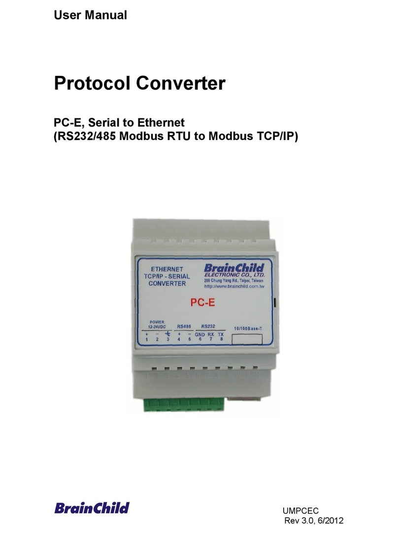 Brainchild PC-E user manual