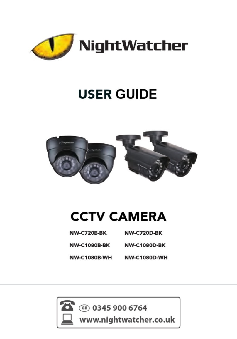 Night Watcher NW-C720B-BK user guide