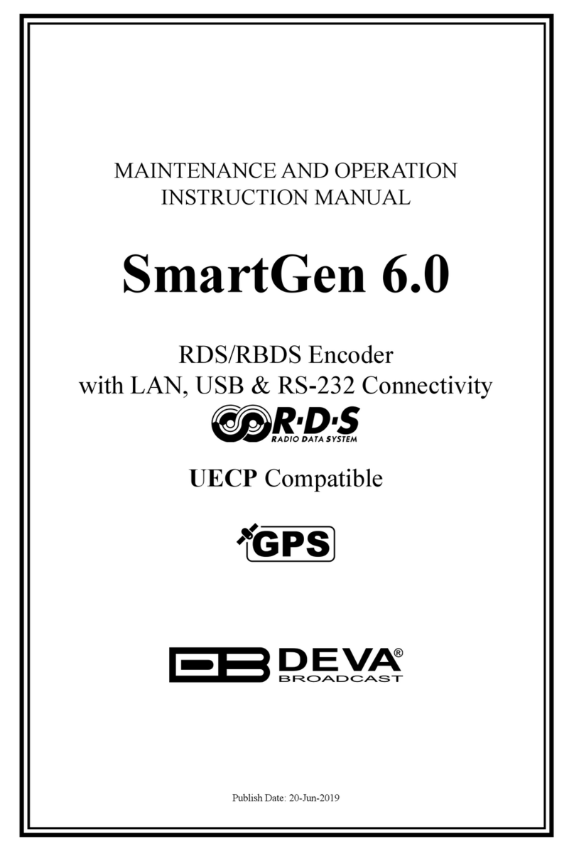 DEVA SmartGen 6.0 Maintenance and operation instruction manual DEVA SmartGen 6.0 Maintenance and operation instruction manual