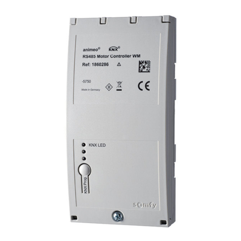 SOMFY Animeo KNX RS485 operating manual