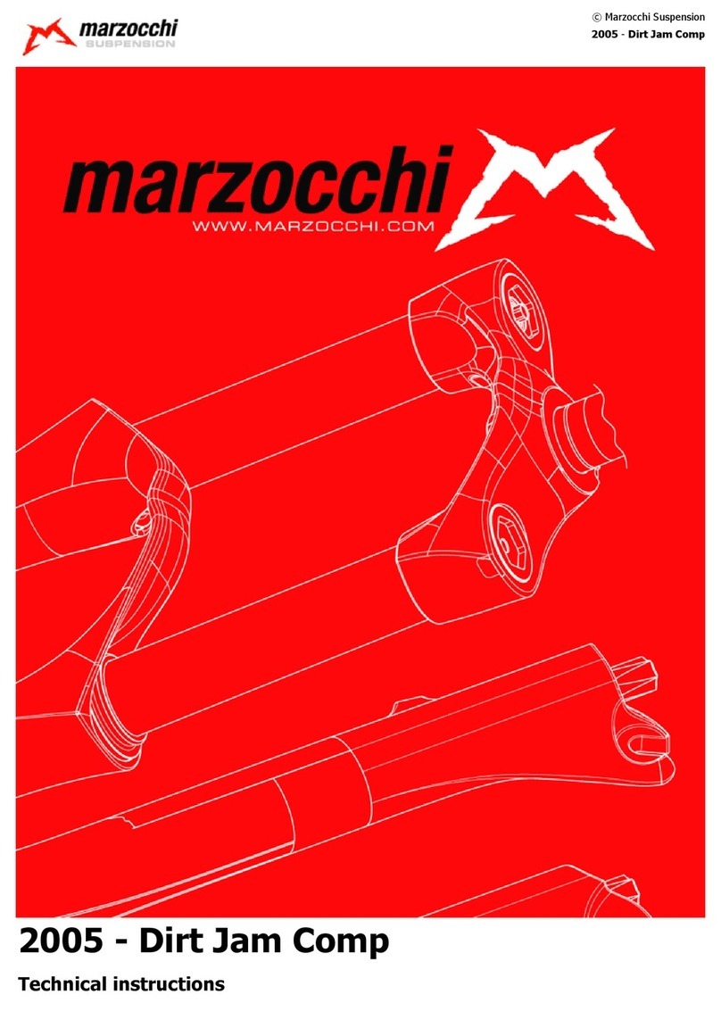 Marzocchi Dirt Jam Comp 2005 Technical instructions Marzocchi Dirt Jam Comp 2005 Technical instructions