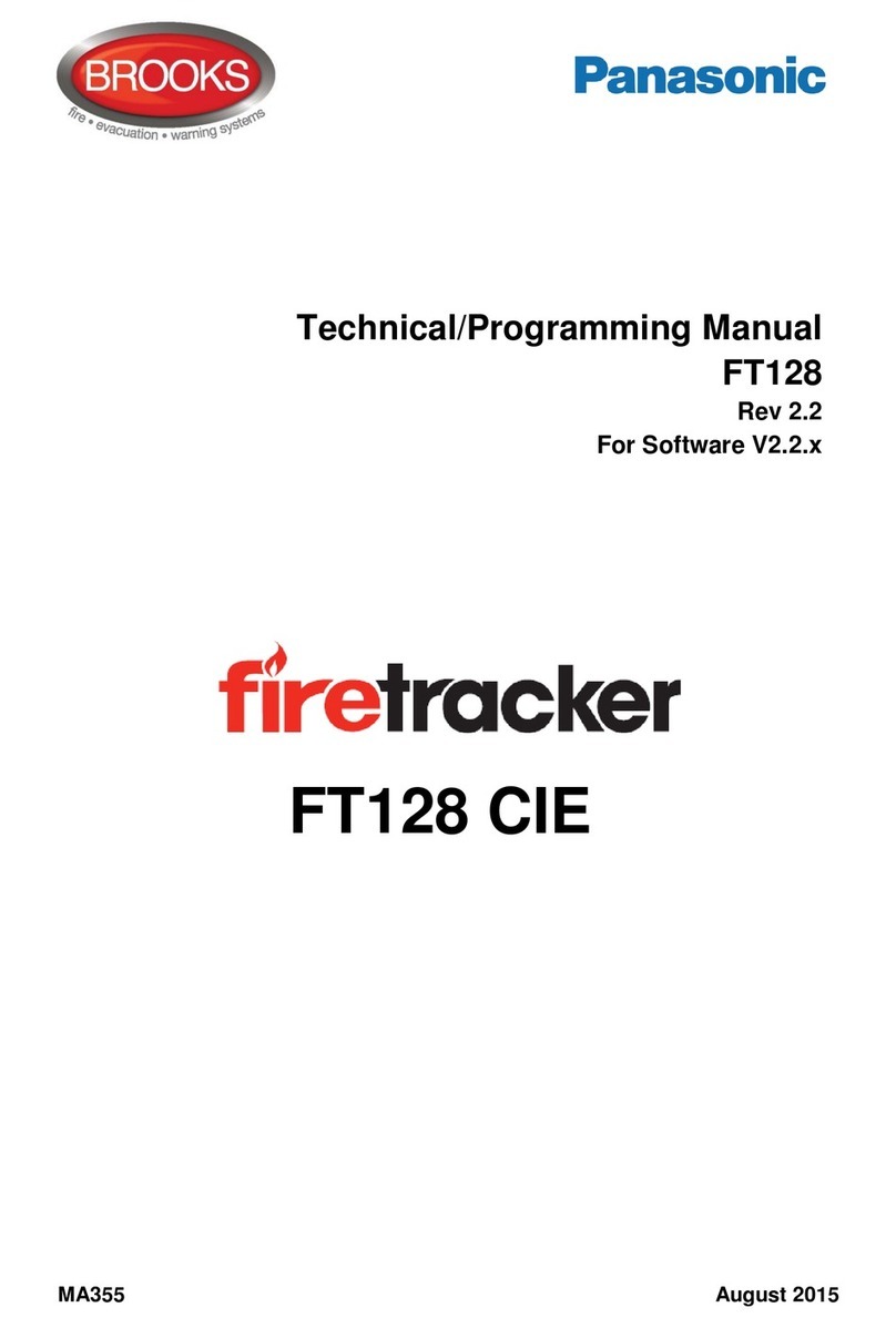 Brooks Firetracker FT128 CIE Technical/Programming Manual