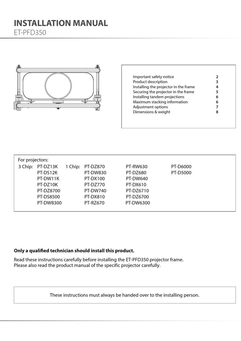 Lang ET-PFD350 installation manual