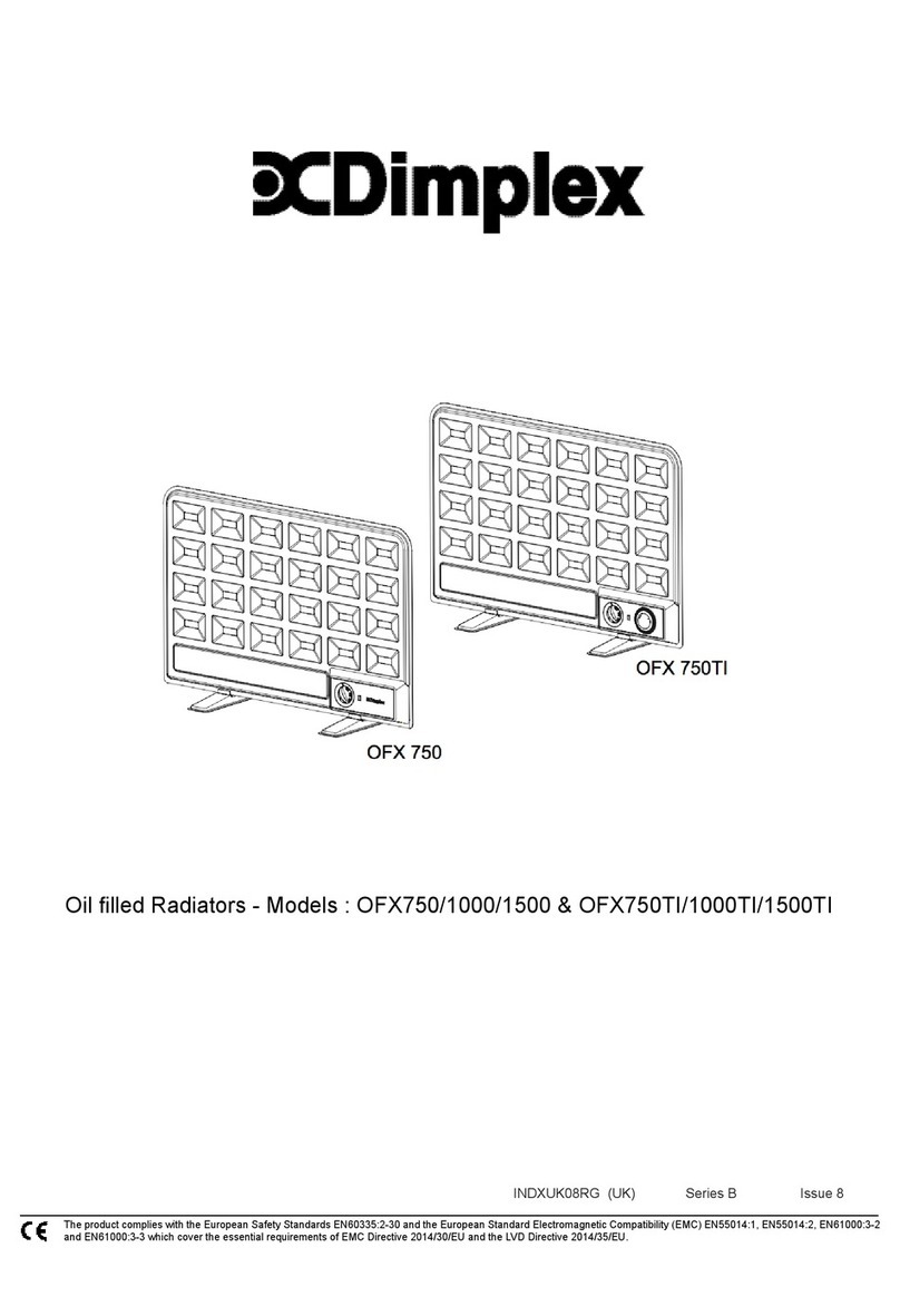 Dimplex OFX750 User manual