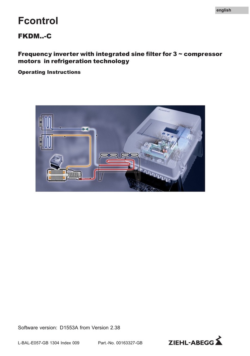 ZIEHL-ABEGG Fcontrol FKDMxx-C Series operating instructions