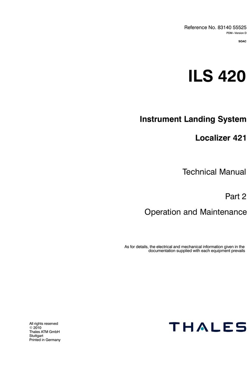 Thales 421 Installation guide