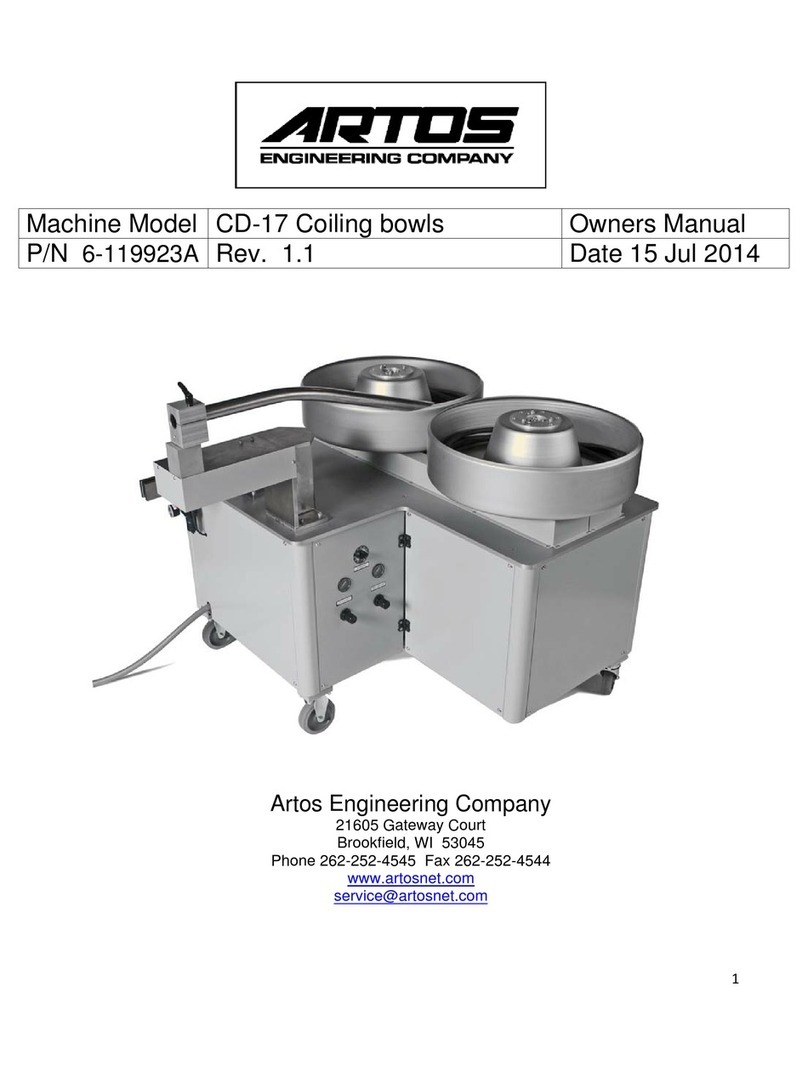 Artos Engineering Company CD-17 owner's manual Artos Engineering Company CD-17 owner's manual