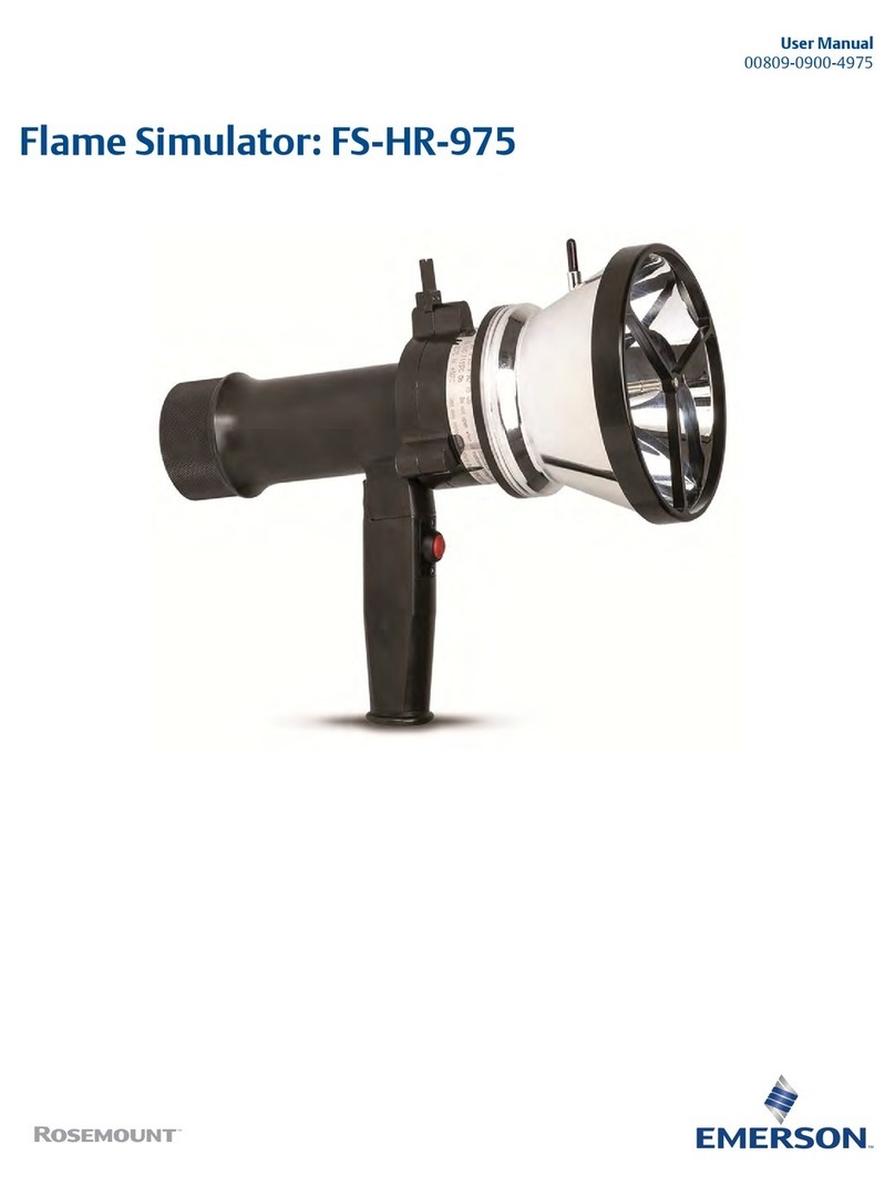 Emerson Rosemount FS-HR-975 User manual