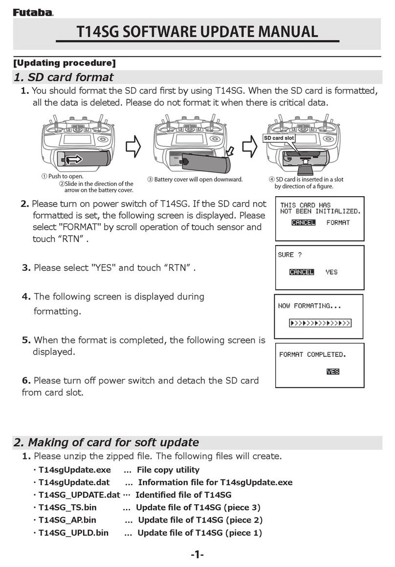 FUTABA T14SG Technical manual