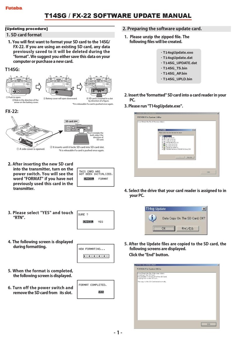 FUTABA T14SG Technical manual