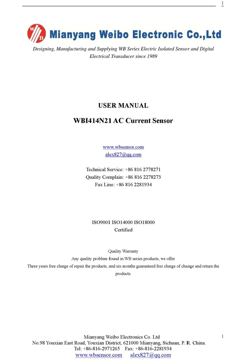 Mianyang Weibo Electronic WBI414N21 user manual