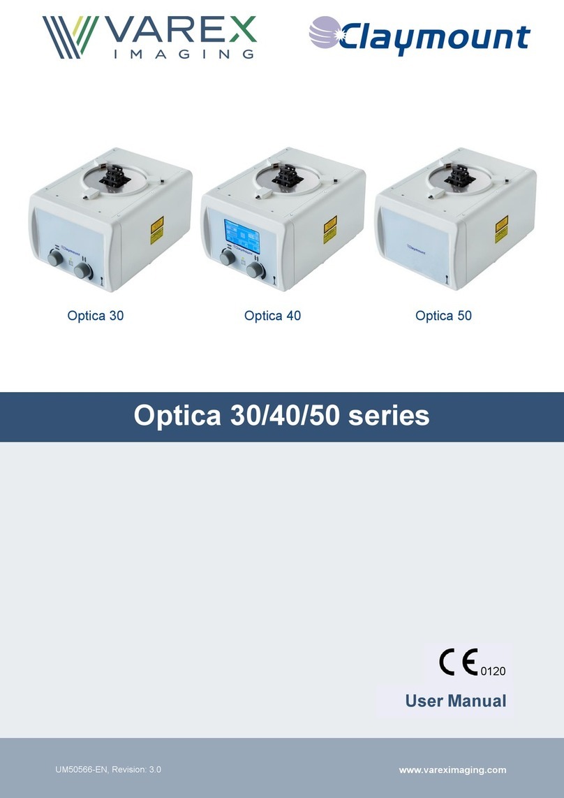 Varex Imaging Optica 30 Series user manual Varex Imaging Optica 30 Series user manual