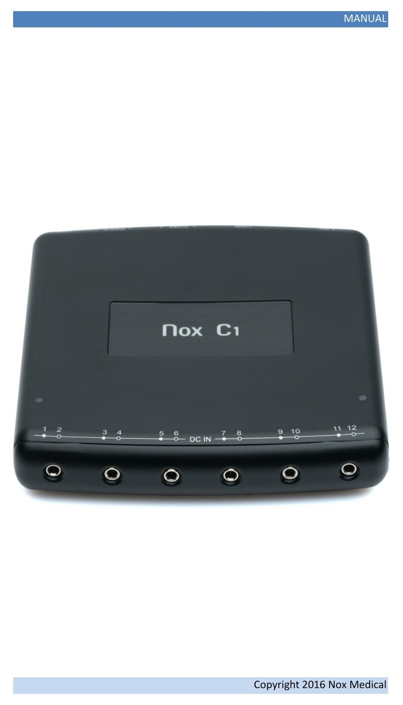 Nox Medical Nox C1 User manual