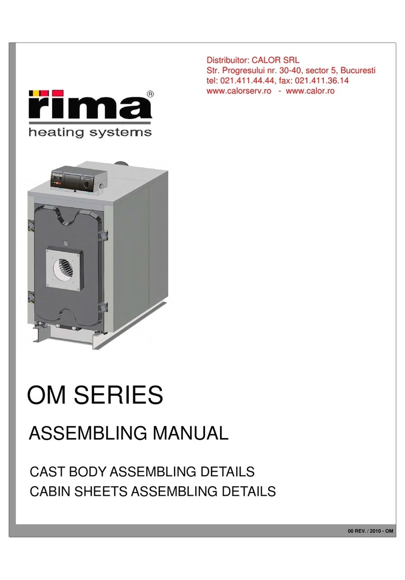 Rima Heating Systems OM Series Assembling manual