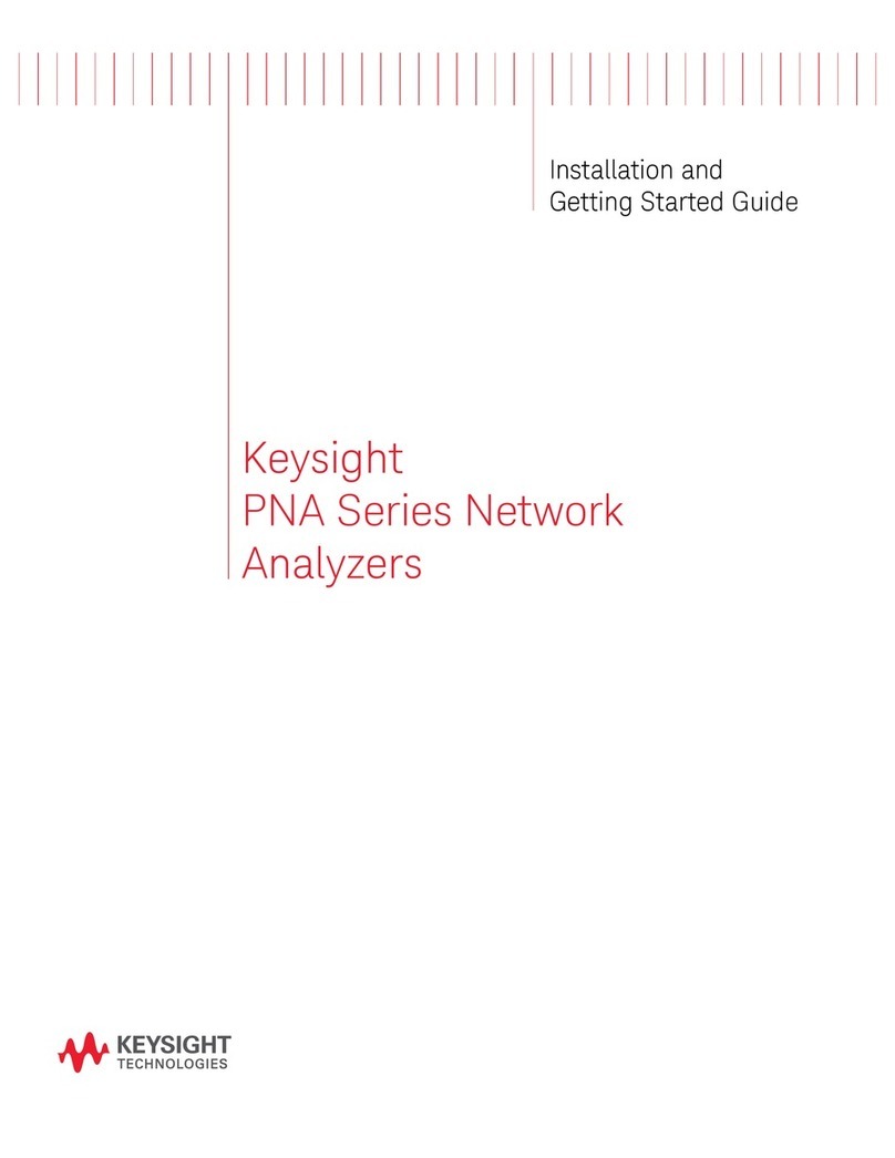 Keysight Technologies PNA Series User manual
