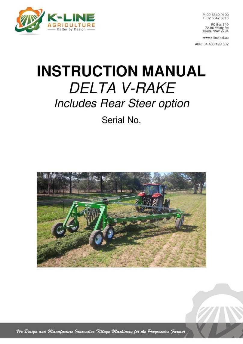 K-Line Delta V-Rake Series instruction manual K-Line Delta V-Rake Series instruction manual