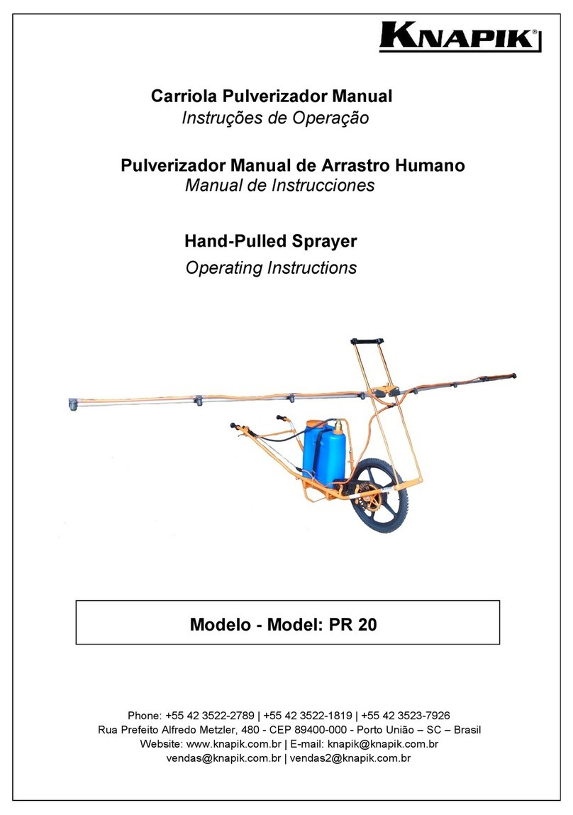 Knapik PR 20 operating instructions