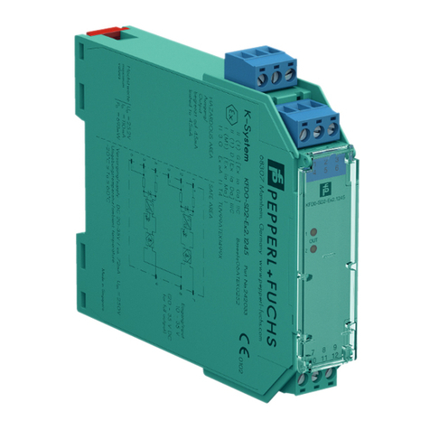 Pepperl+Fuchs SIL KFD0-SD2-*. Series User guide