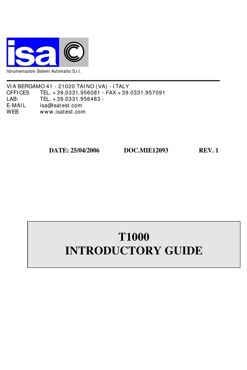 ISA T1000 Introductory guide
