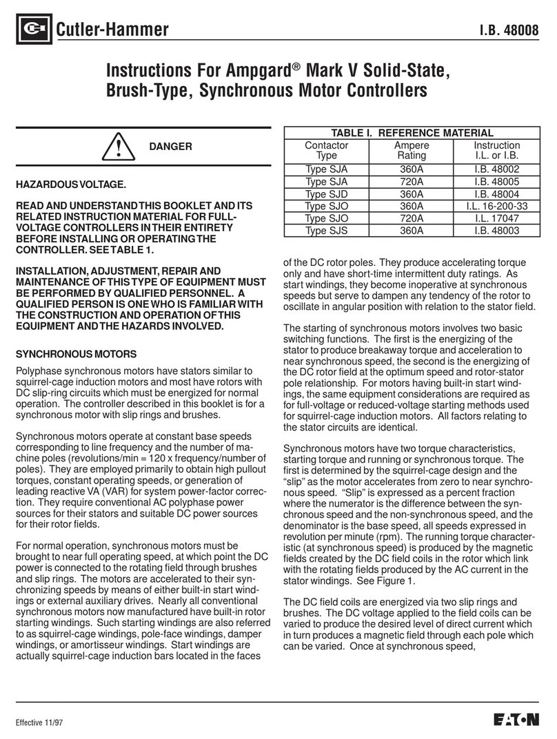 Cutler-Hammer EATON Ampgard Mark V instructions