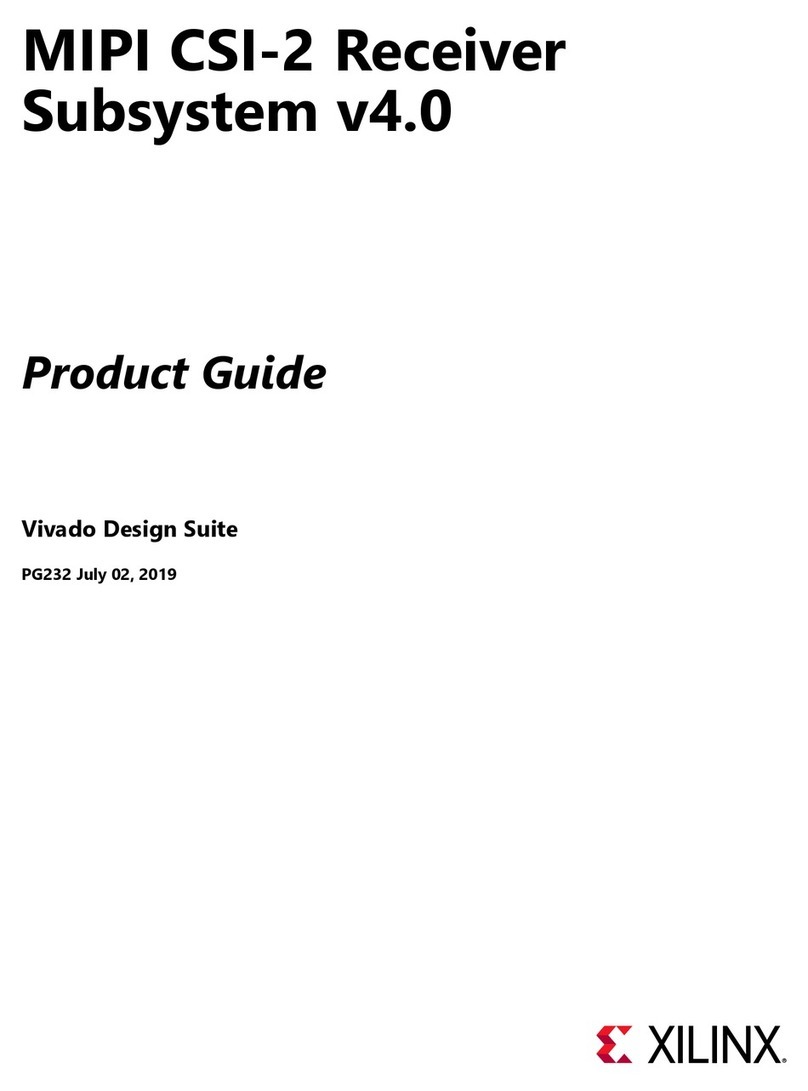 Xilinx Vivado MIPI CSI-2 User manual