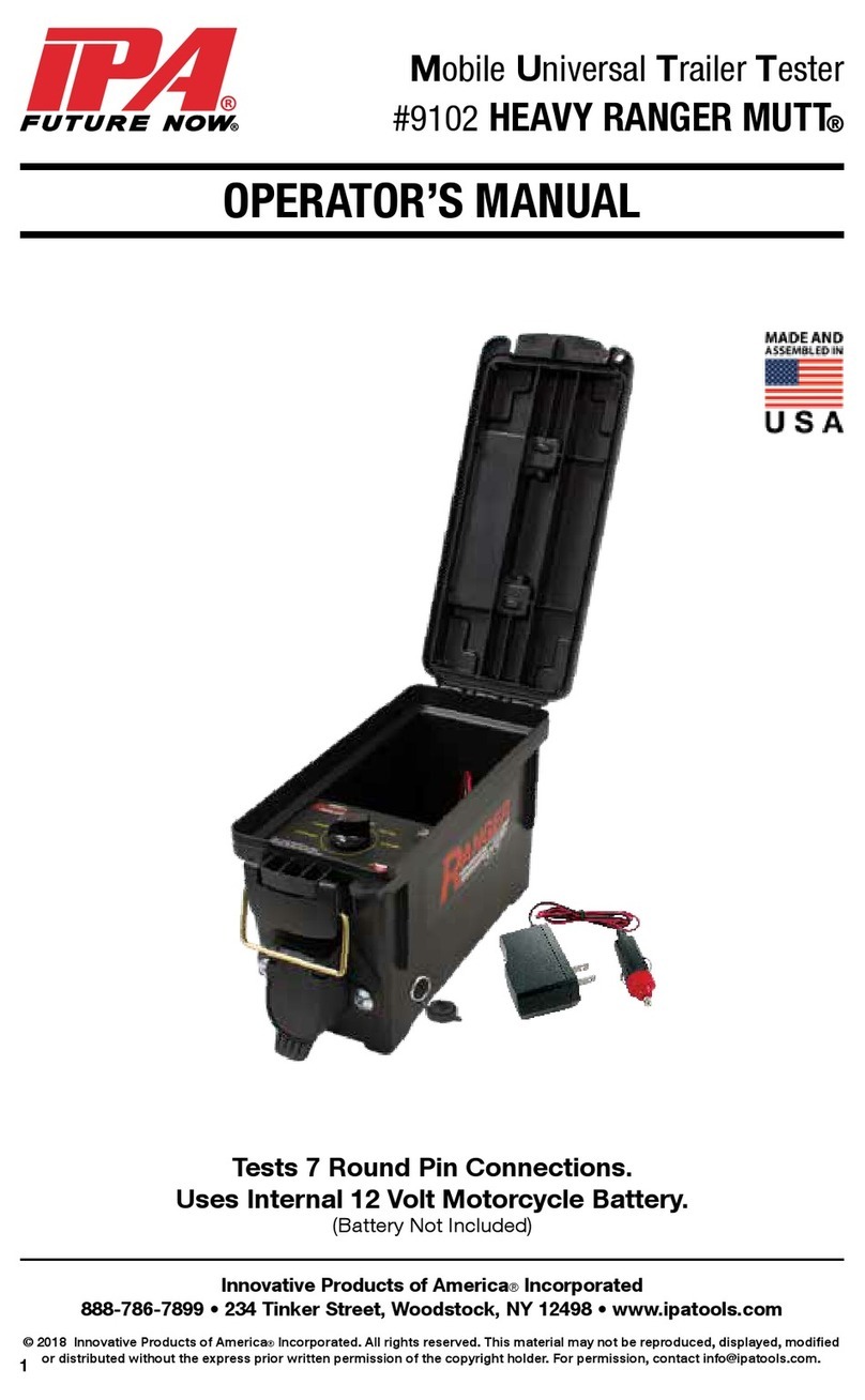 iPA HEAVY RANGER MUTT 9102 Operator's manual