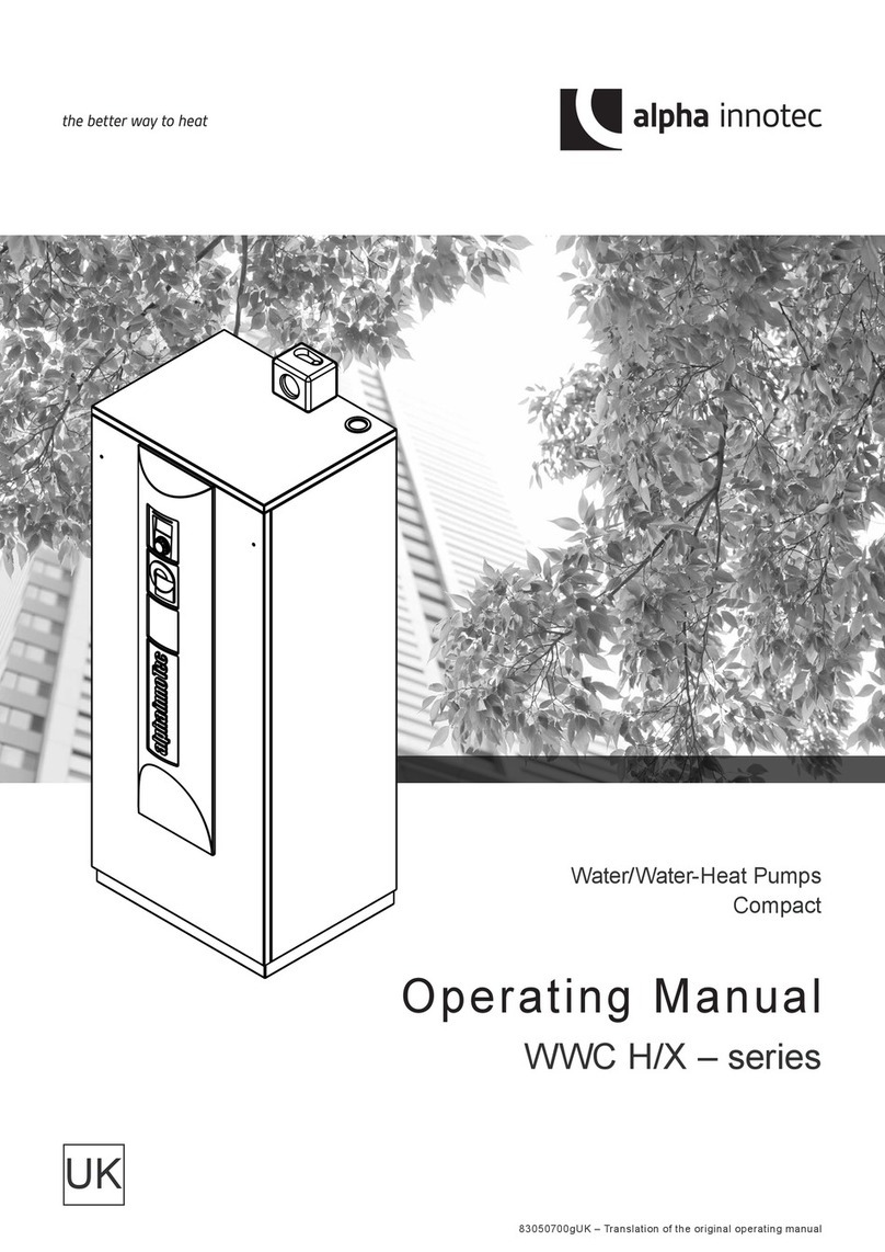 alphainnoTec WWC100HX operating manual
