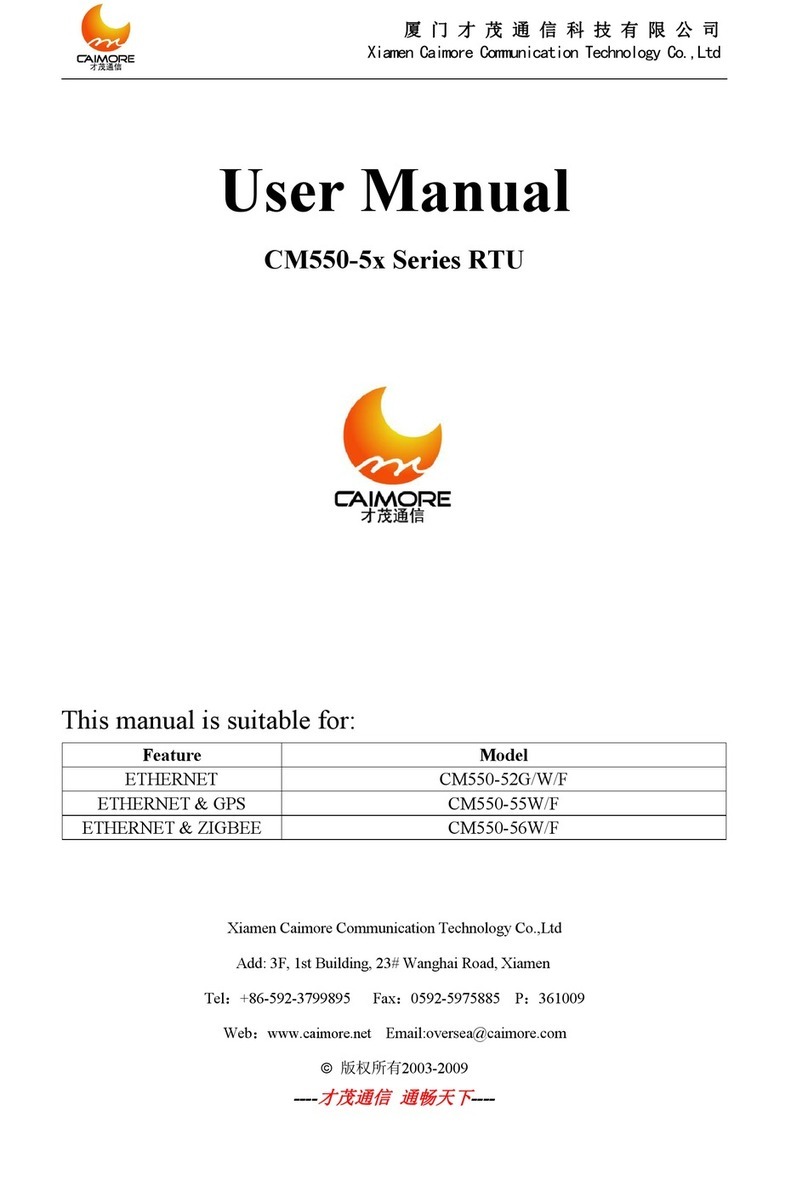 Caimore CM550-5 Series user manual