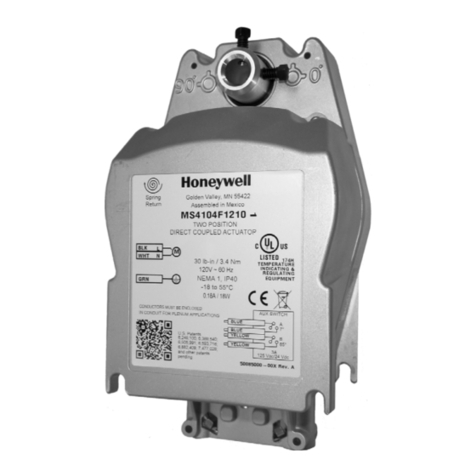Honeywell MS4104F1010 User manual