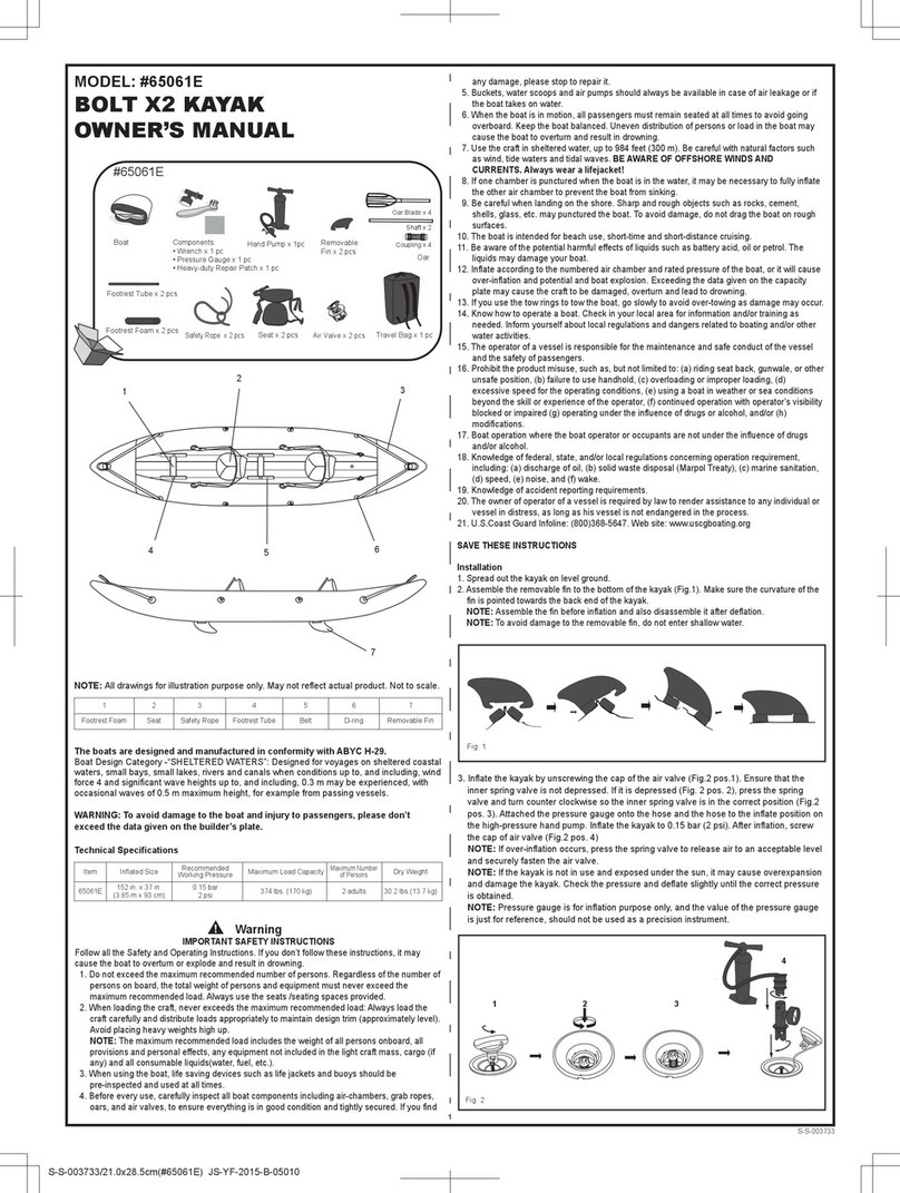 Bestway BOLT X2 owner's manual