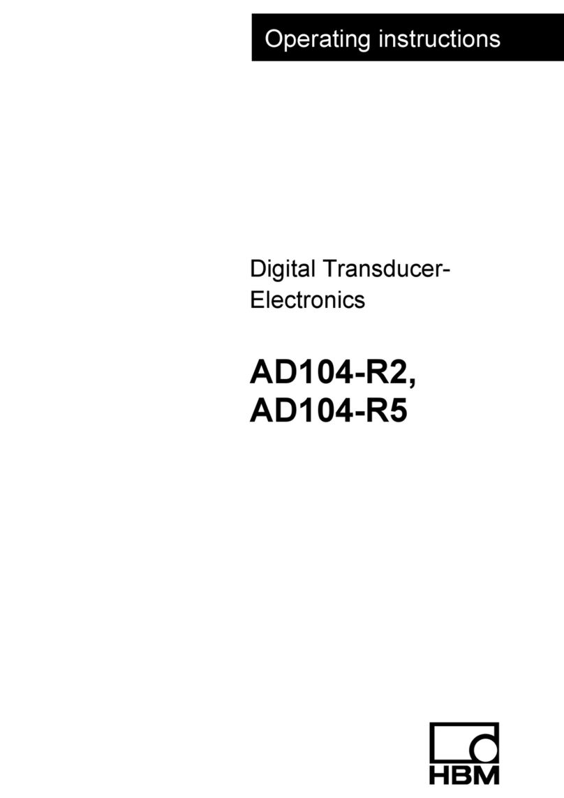 HBM AD104-R2 operating instructions