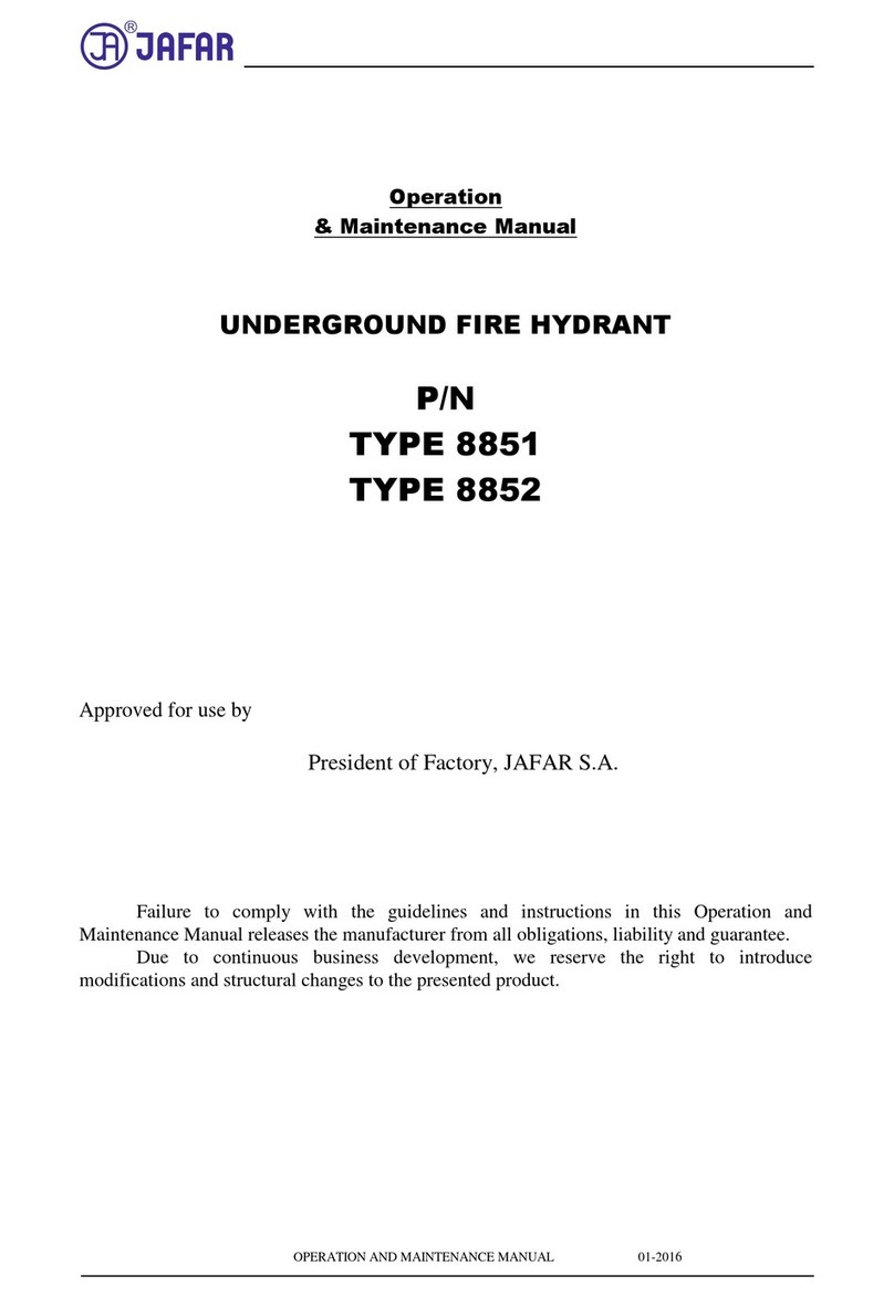 Jafar 8851 Operation & maintenance manual
