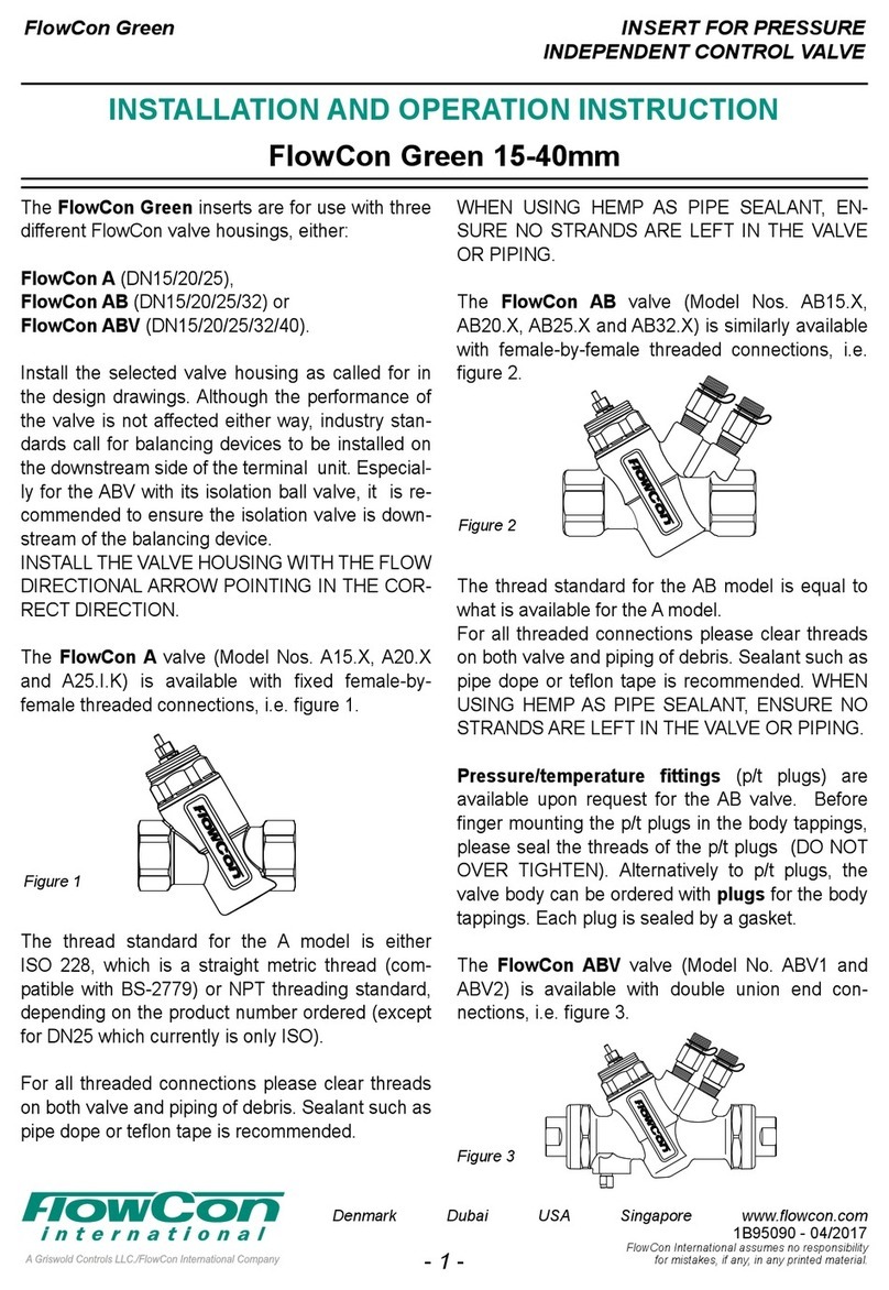 FlowCon Green Owner's manual