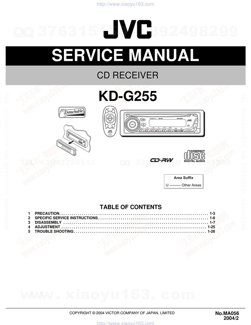 JVC KD-G255 User manual