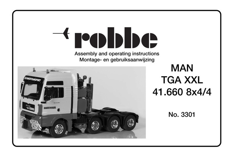 ROBBE MAN TGA XXL 8x4/4 Assembly and operating instructions