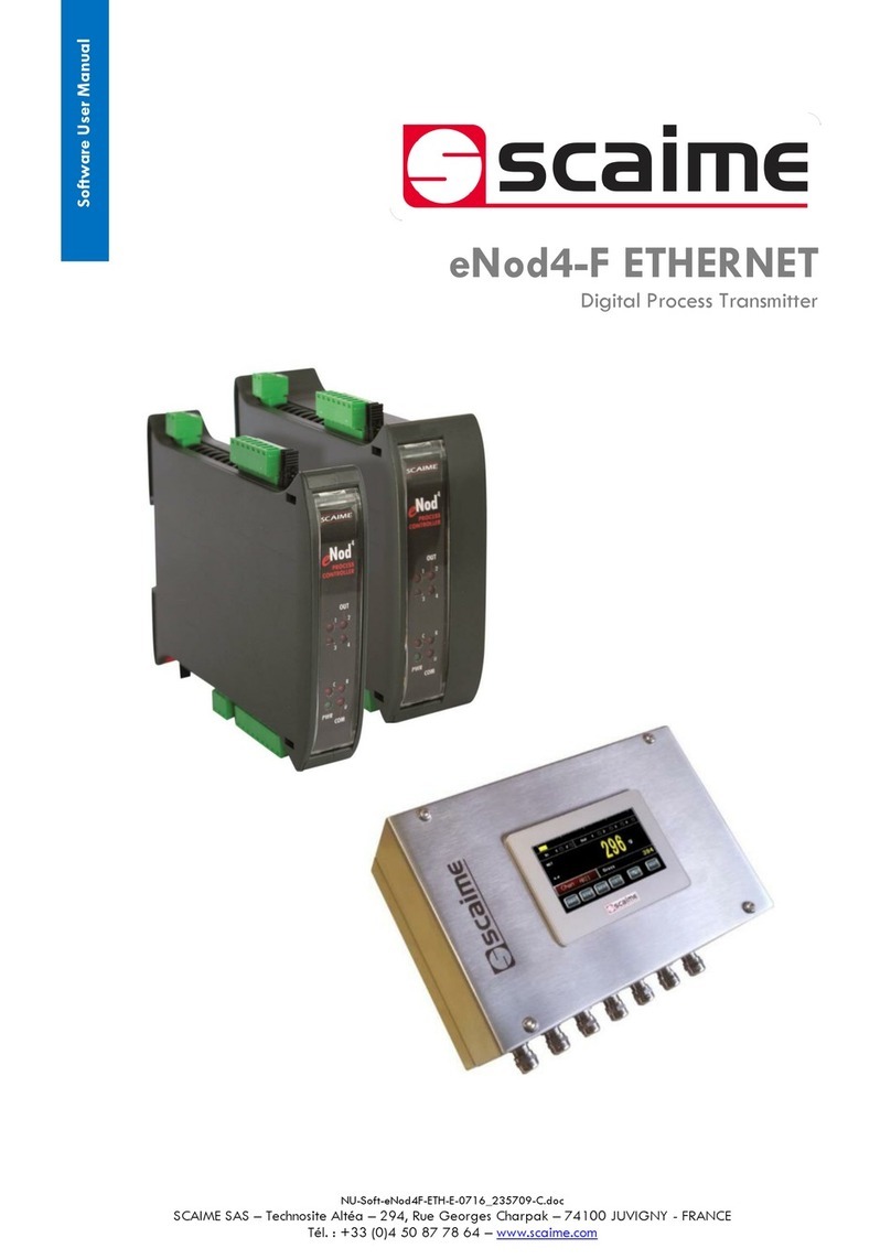 Scaime eNod4-F BOX Software user manual