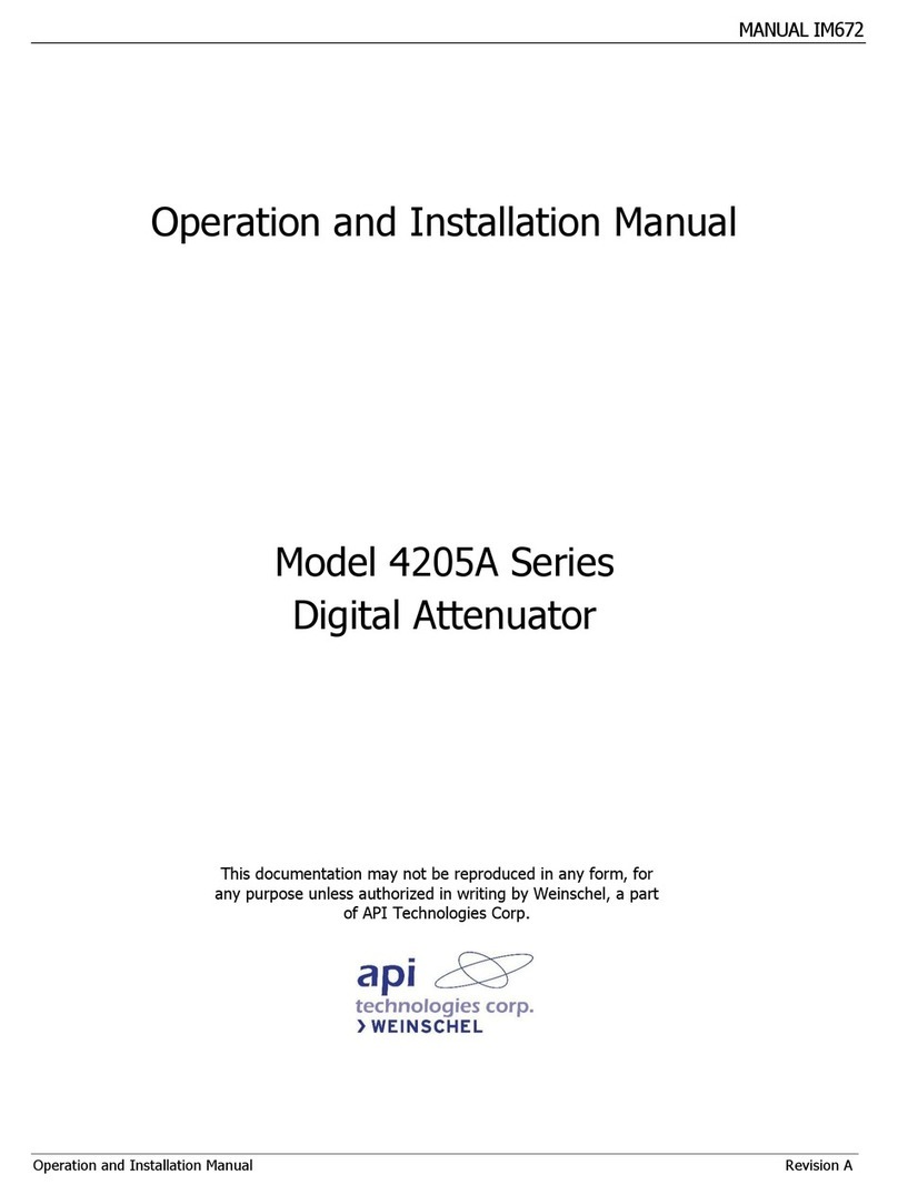 api technologies corp. 4205A Series Specification sheet
