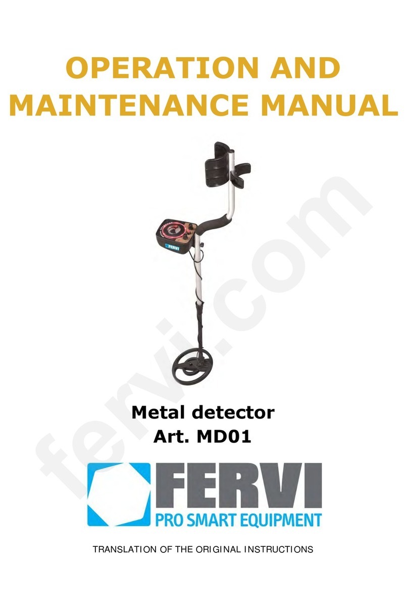 Fervi MD01 Operation and maintenance manual