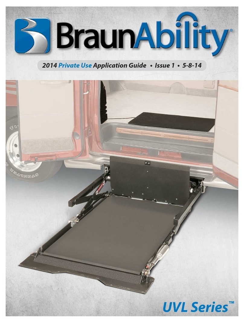 BraunAbility UVL Series User guide