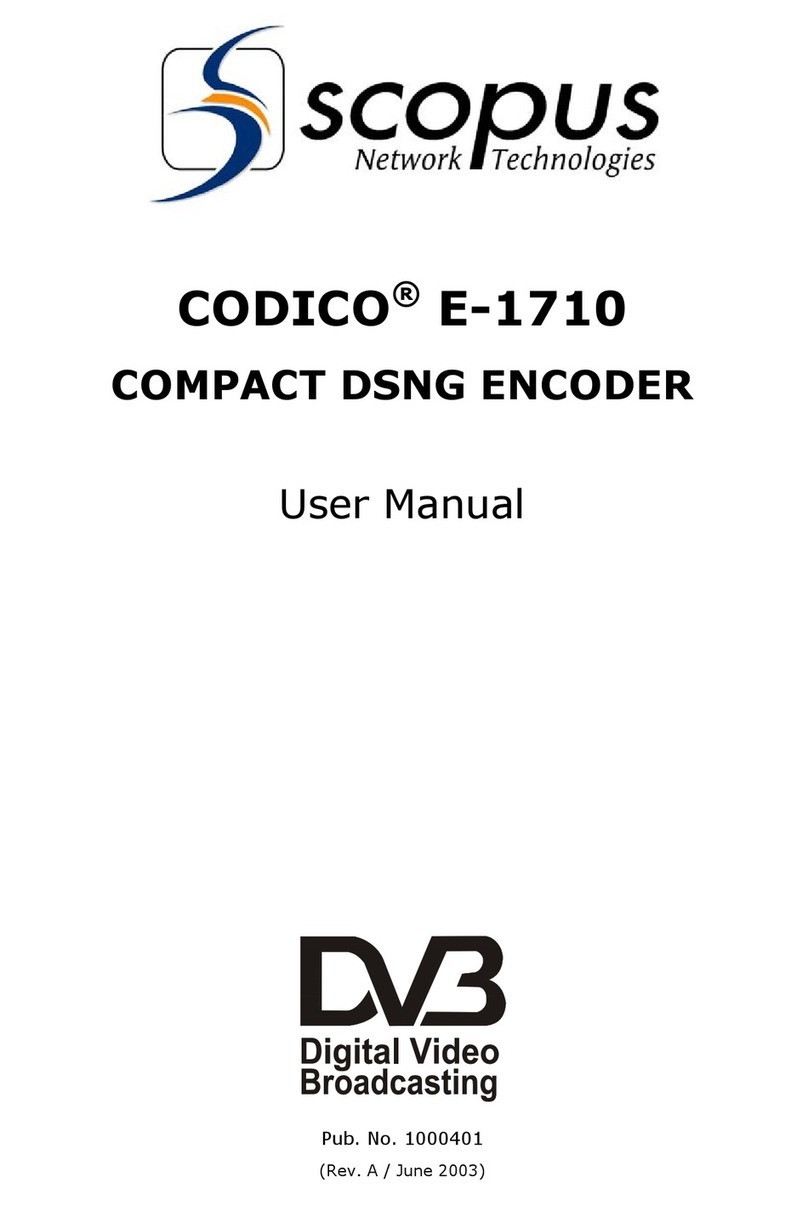 Scopus CODICO E-1710 user manual