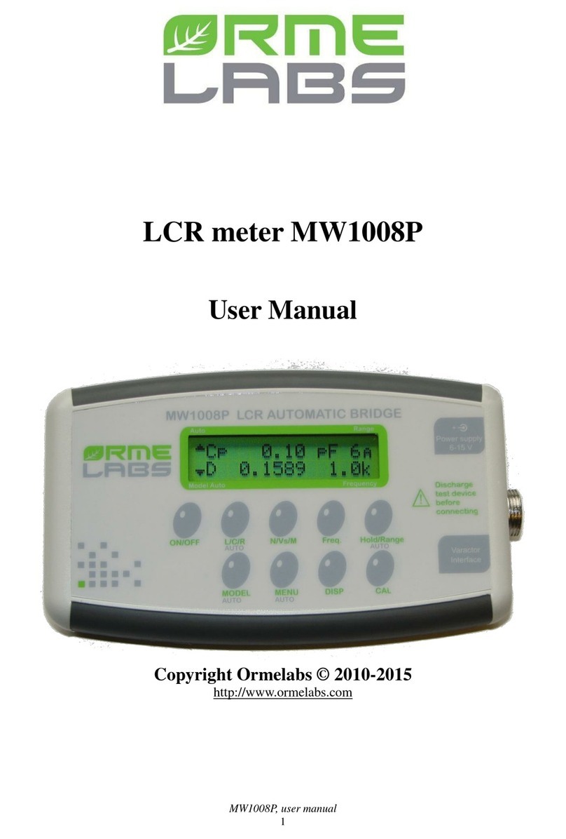 ORMELABS MW1008P user manual