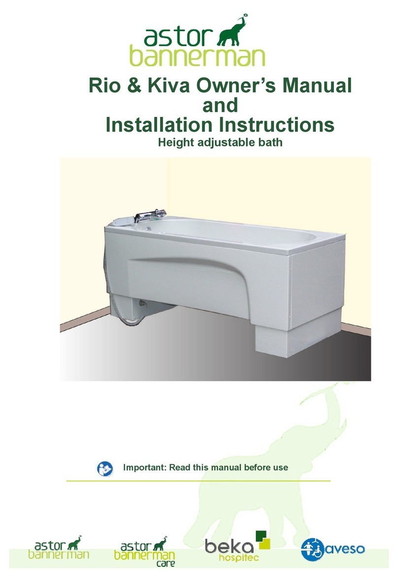 Astor-Bannerman Rio Owner's manual and installation instructions